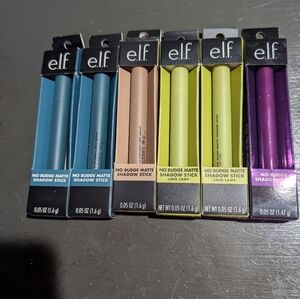 No Budge Matte Shadow Stick Set - Multicolor (6) Ct New